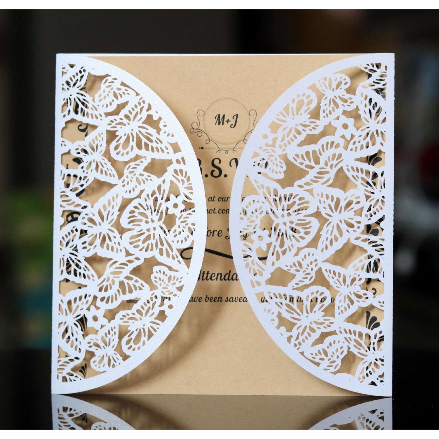 Vellum Paper Invitation Card  Latest Invitation Laser Cut Paper Annual Meeting Invitation